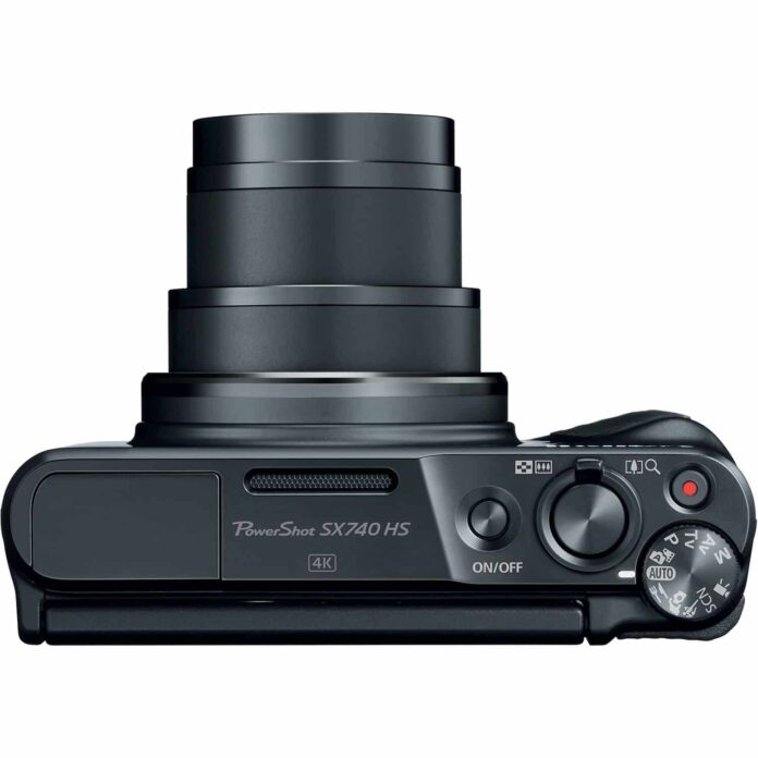 Canon PowerShot SX740 HS – Zoom 40x, nhỏ gọn du lịch, màn lật selfie