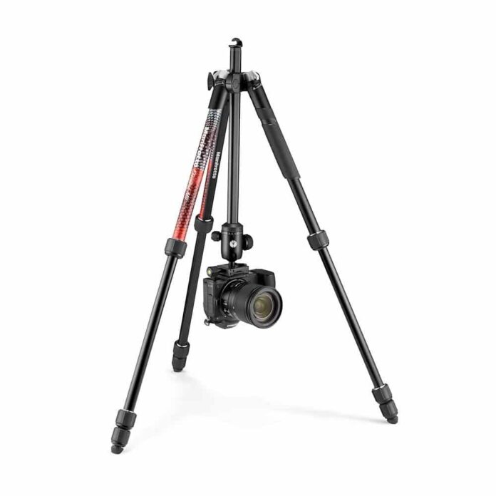Chân máy ảnh Manfrotto Element Mark II 4-S (Red)